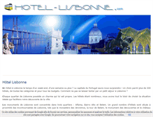 Tablet Screenshot of hotel-lisbonne.com